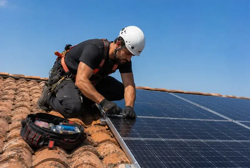 Maintenance et monitoring de panneaux solaires à Niort